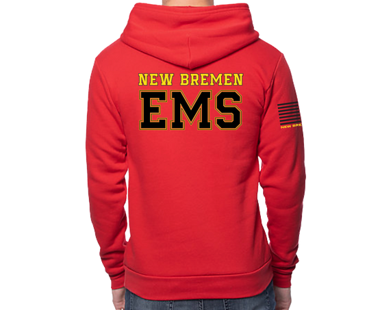 New Bremen EMS Unisex Hoodie Red