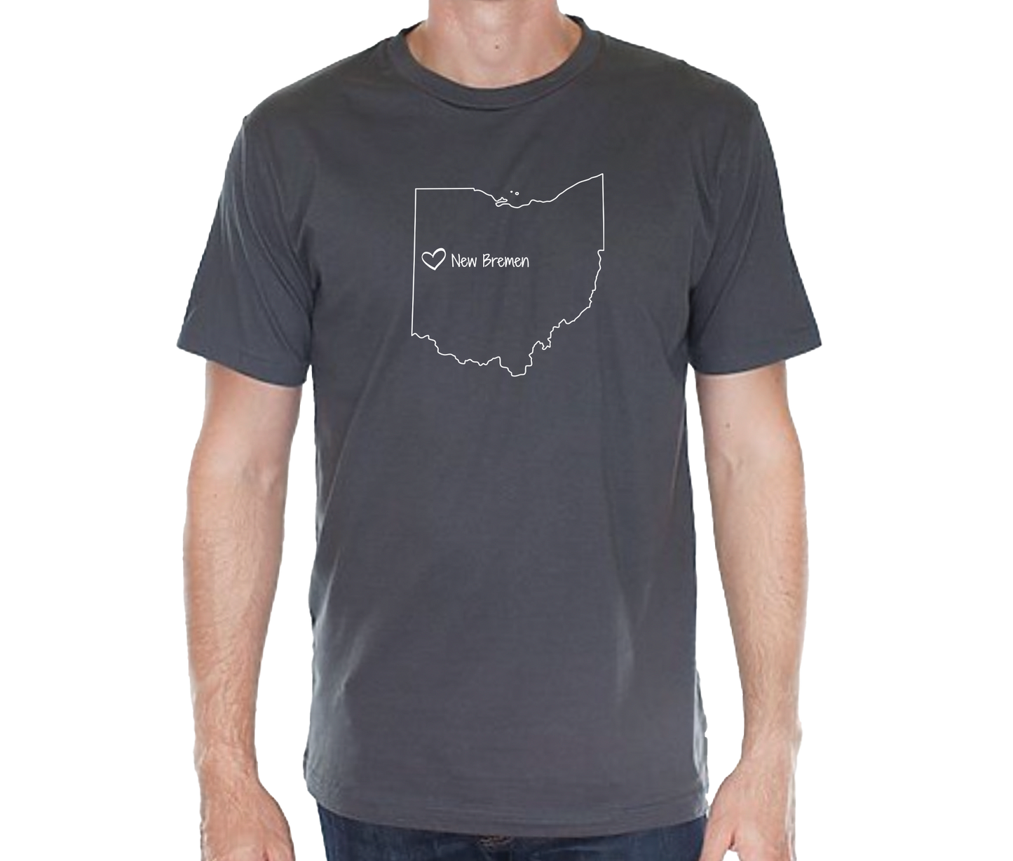 NB Ohio Map Short Sleeve Unisex T-shirt