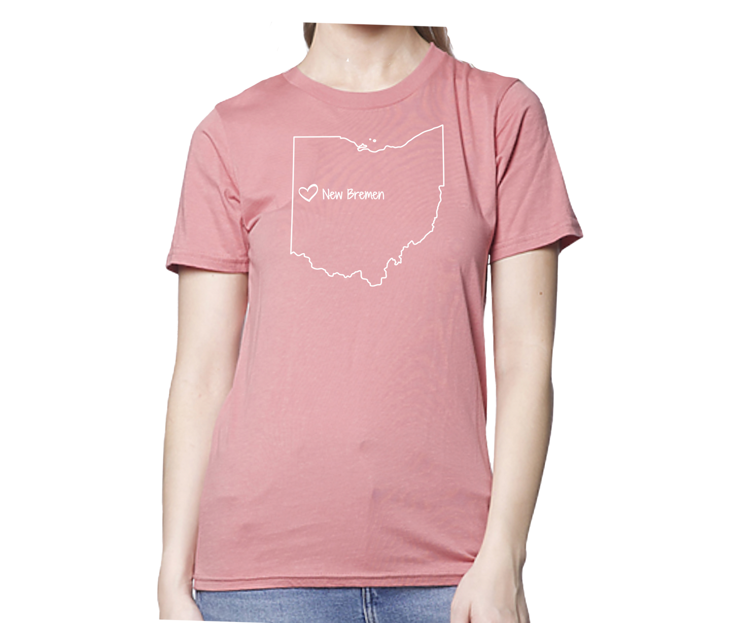 NB Ohio Map Short Sleeve Unisex T-shirt