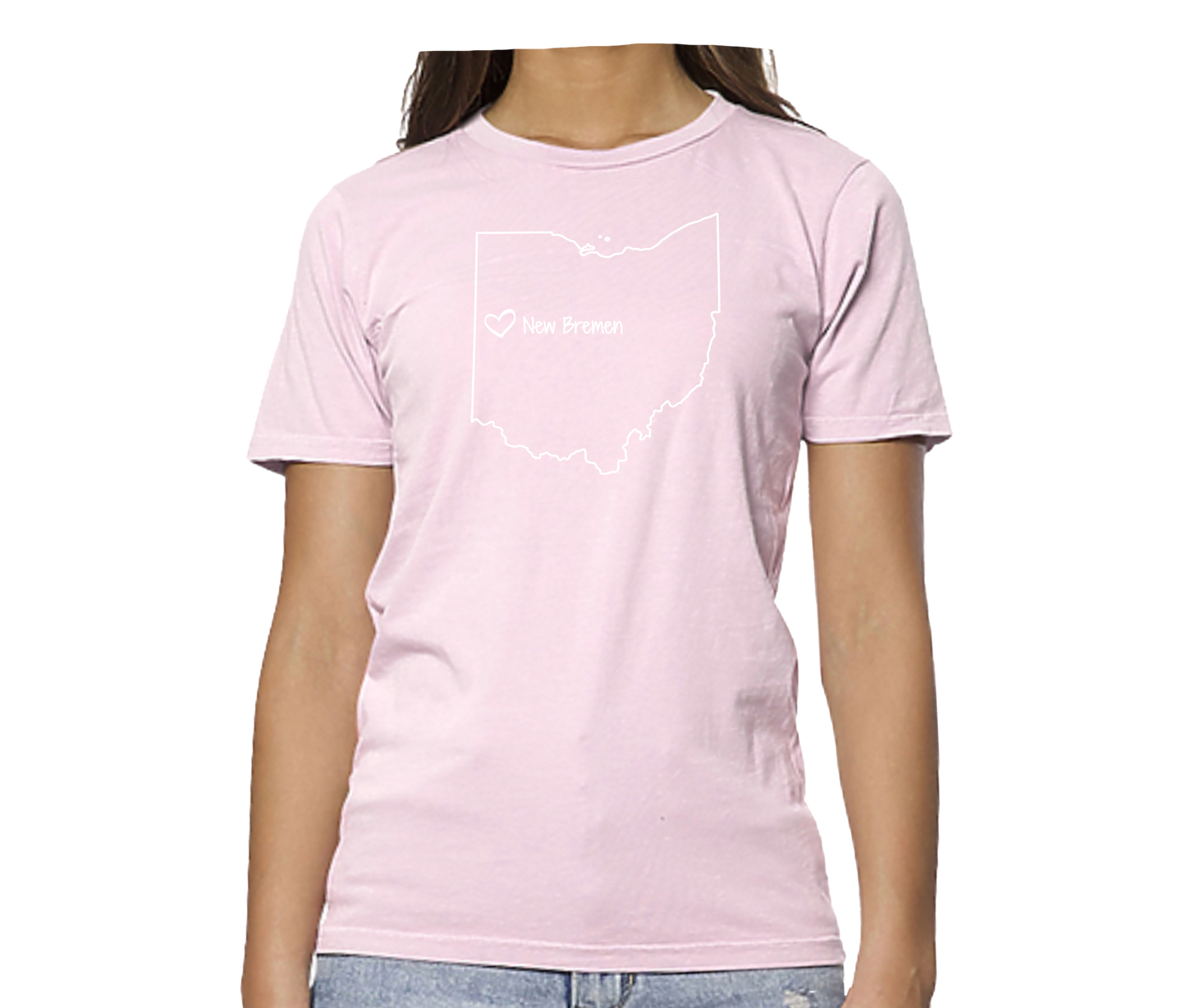 NB Ohio Map Short Sleeve Unisex T-shirt