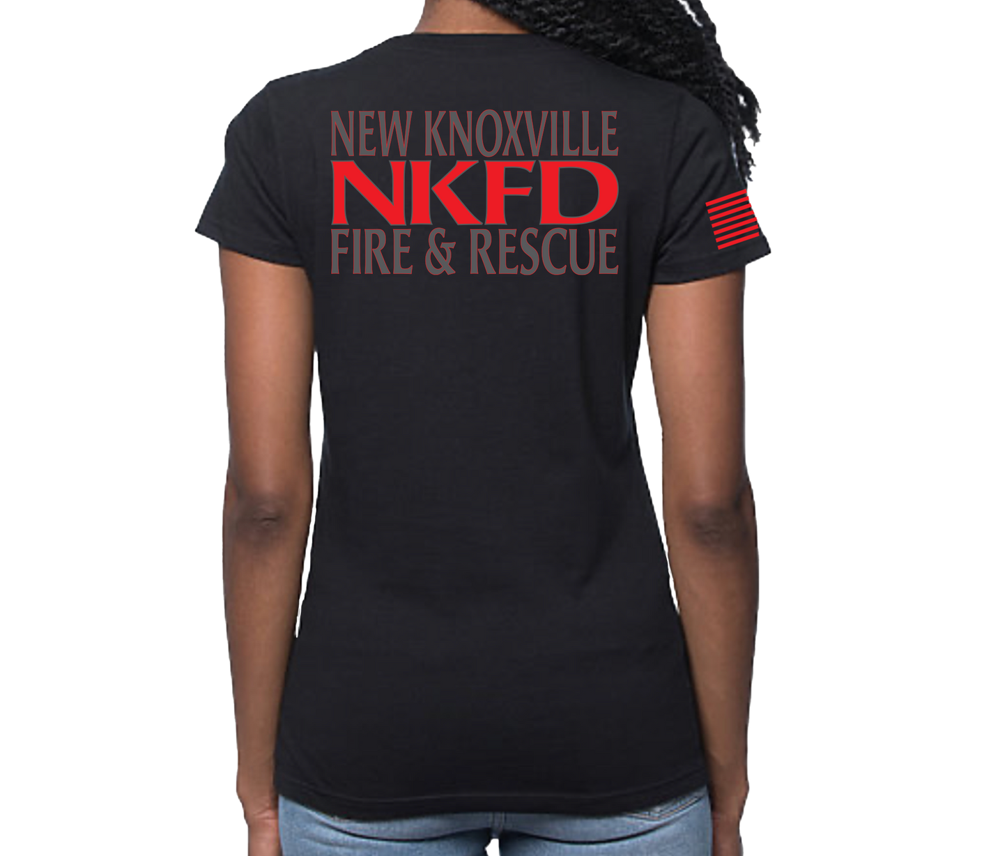 NKFD Women’s Athletic T-shirt Black (Members Only)
