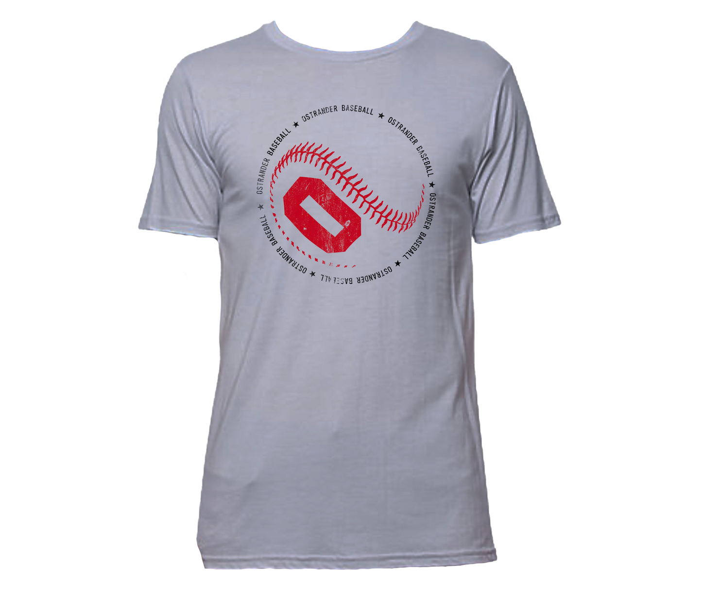 O Baseball Unisex Athletic T-shirt