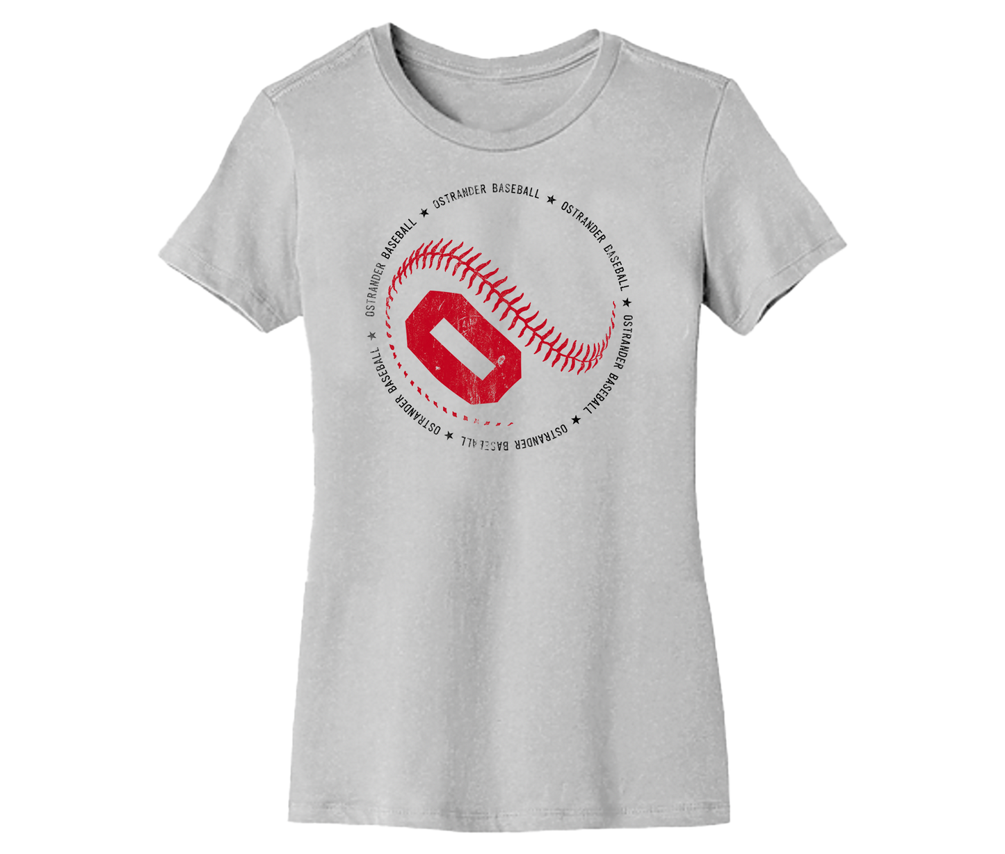 O Baseball Women's Short Sleeve Tee