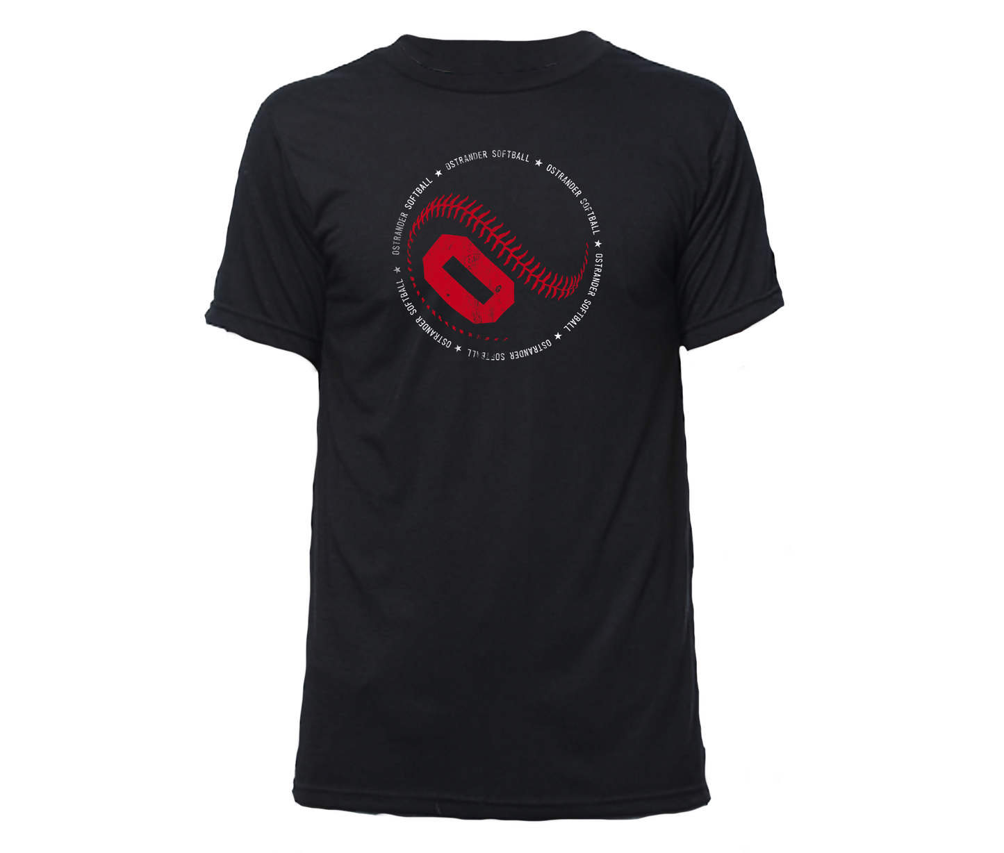 O Softball Unisex Athletic T-shirt