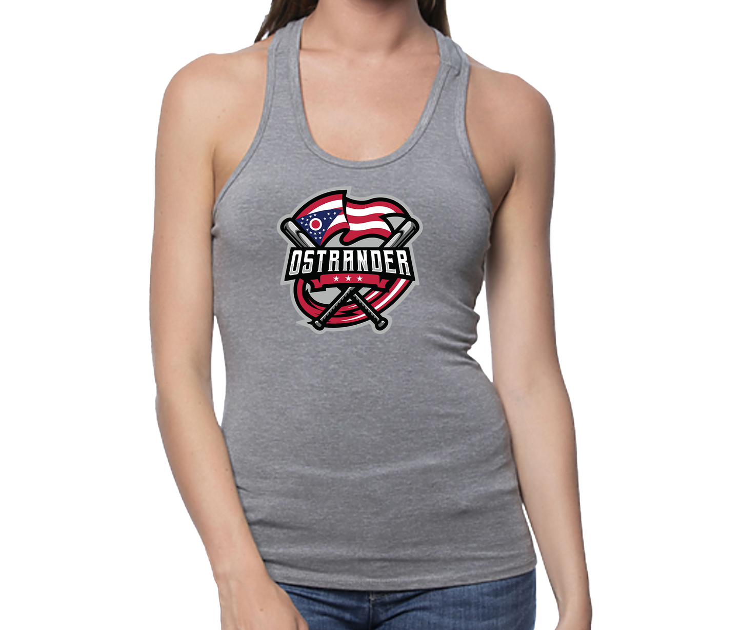 Ostrander 2024 Official Logo Women's Bamboo/Spandex Racer Tank