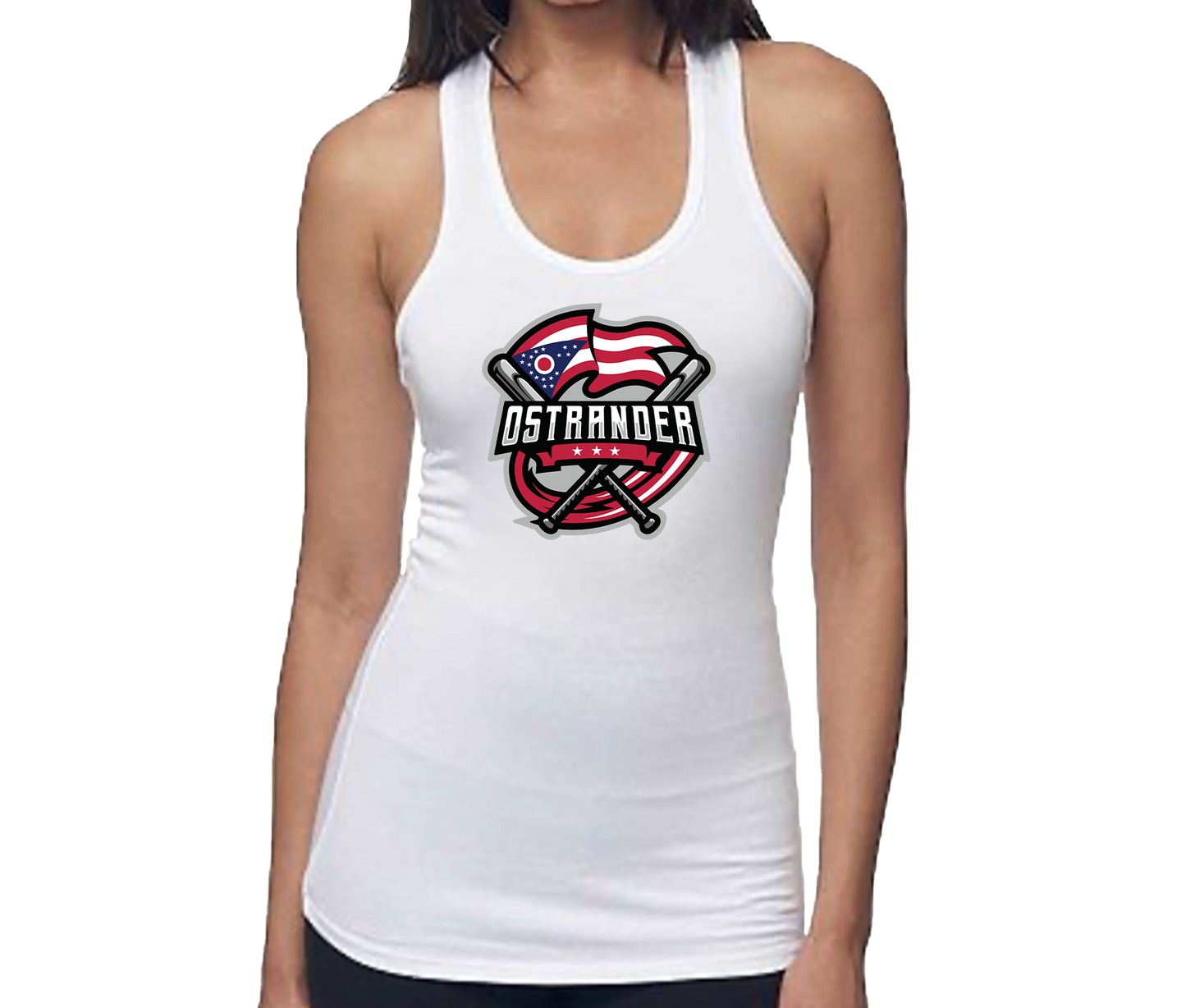 Ostrander 2024 Official Logo Women's Bamboo/Spandex Racer Tank