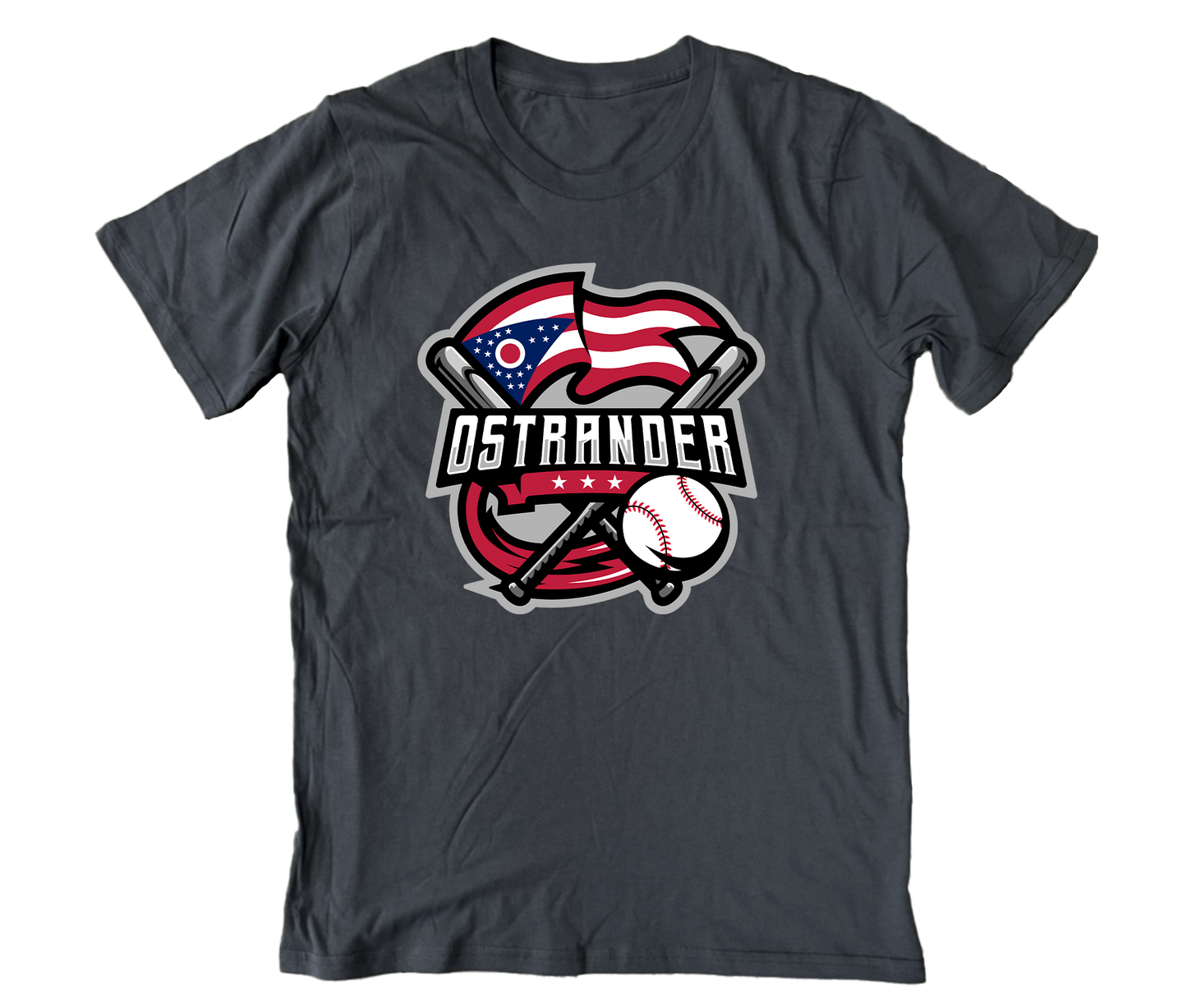 Ostrander Baseball 2024 Official Logo Unisex Short Sleeve Tee