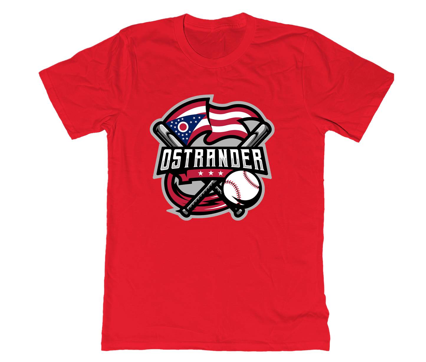 Ostrander Baseball 2024 Official Logo Unisex Short Sleeve Tee