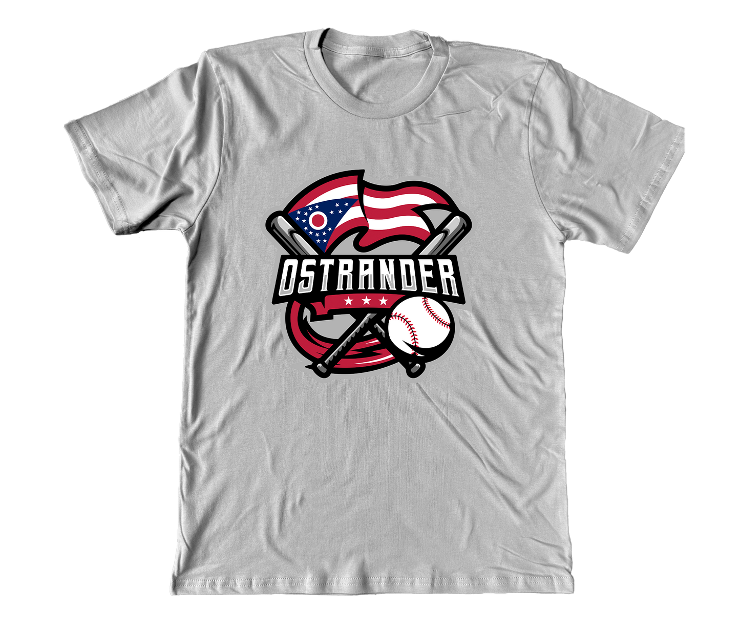 Ostrander Baseball 2024 Official Logo Unisex Short Sleeve Tee