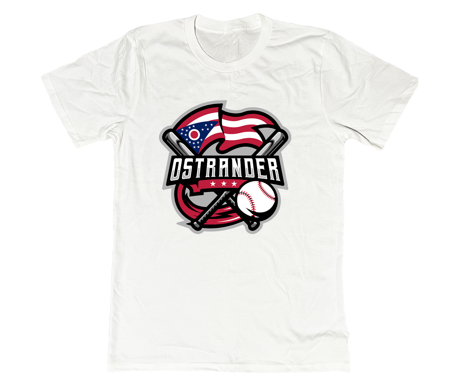 Ostrander Baseball 2024 Official Logo Unisex Short Sleeve Tee