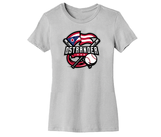 Ostrander Baseball 2024 Official Logo Women's Short Sleeve Tee