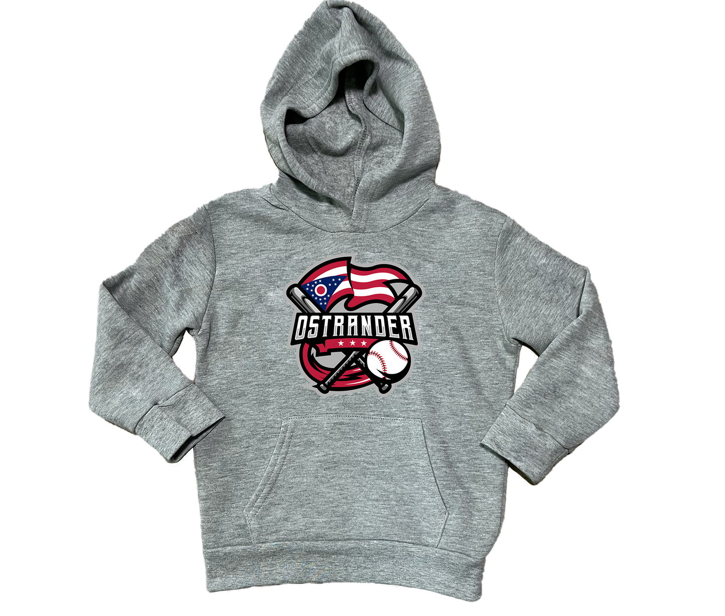 Ostrander Baseball 2024 Official Logo Toddler & Youth Hoodie