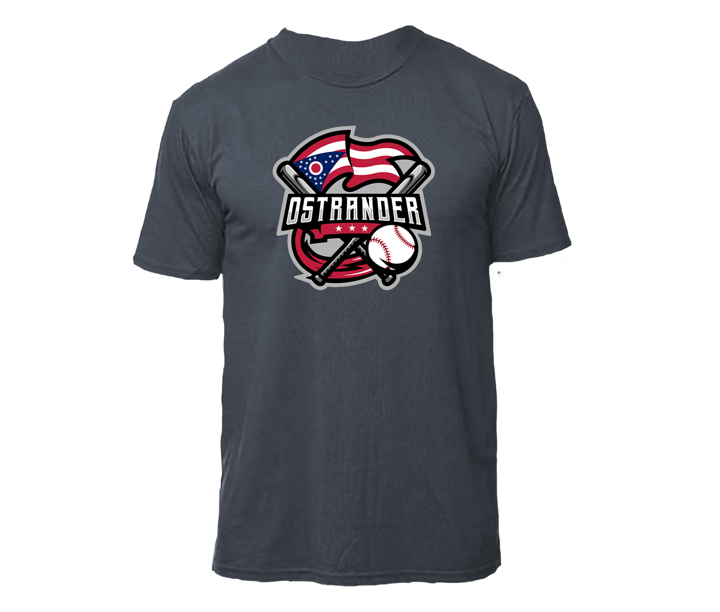 Ostrander Baseball 2024 Official Logo Unisex Athletic T-shirt