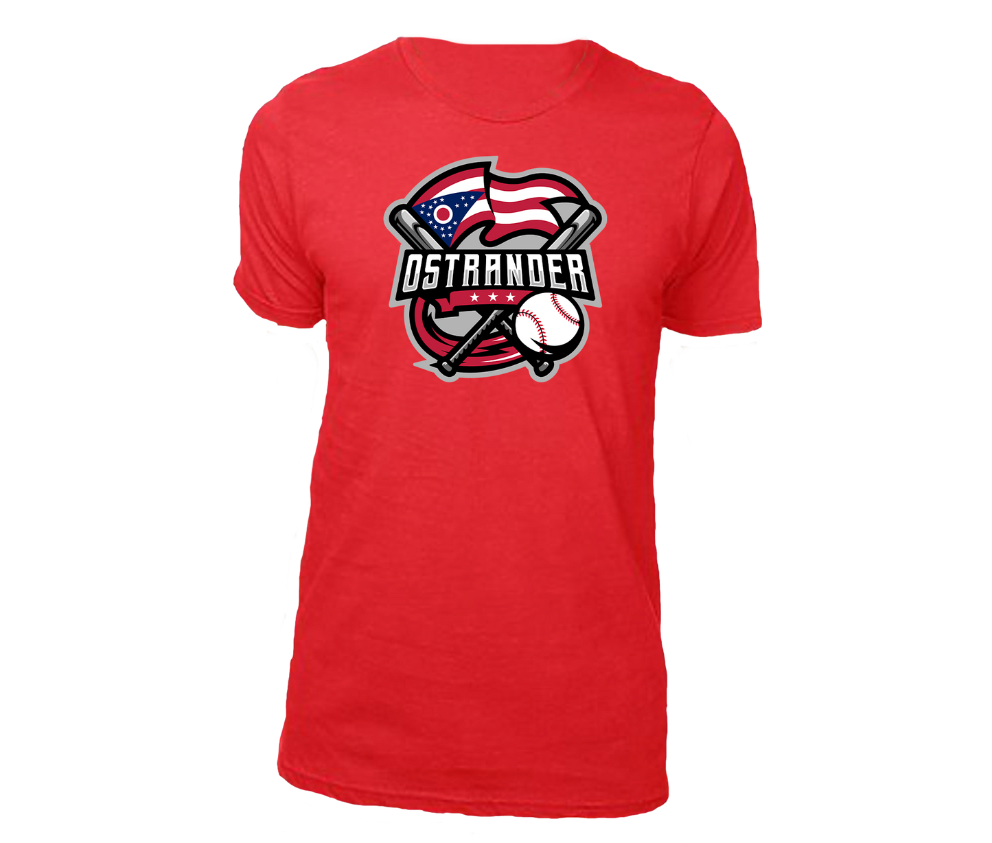 Ostrander Baseball 2024 Official Logo Unisex Athletic T-shirt