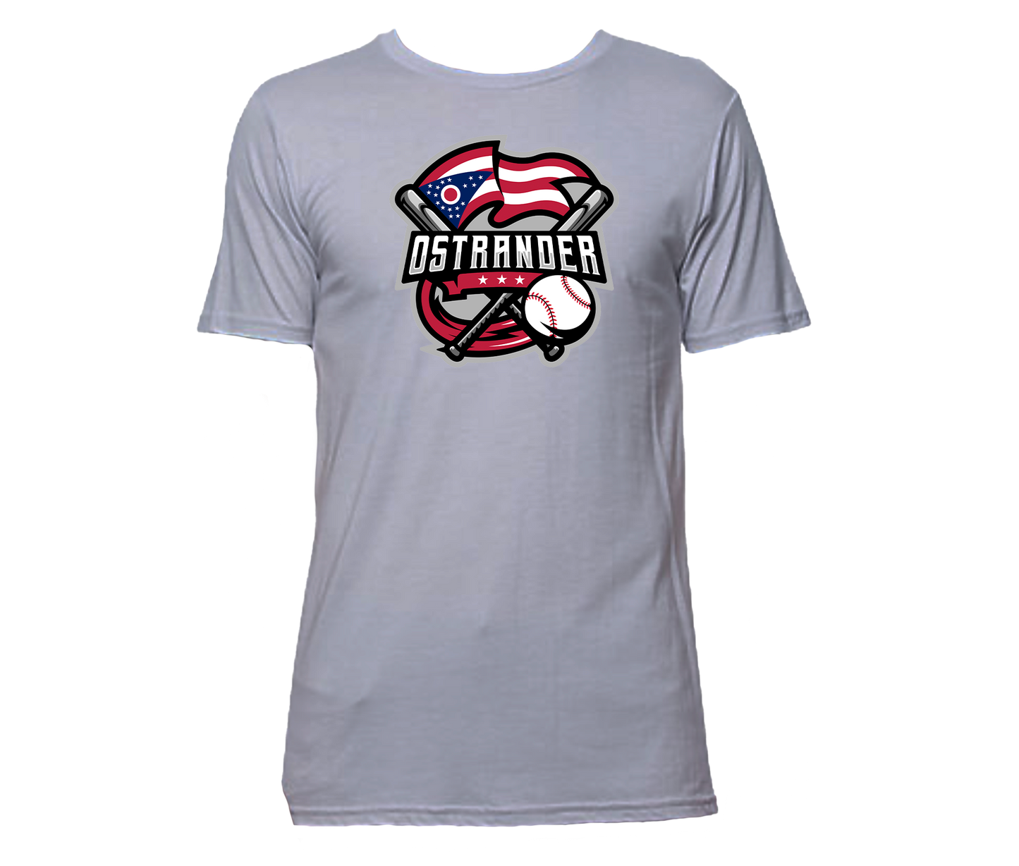 Ostrander Baseball 2024 Official Logo Unisex Athletic T-shirt