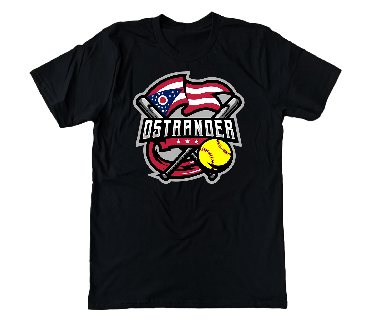 Ostrander Softball 2024 Official Logo Unisex Short Sleeve Tee