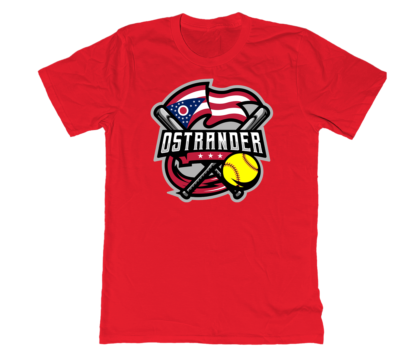 Ostrander Softball 2024 Official Logo Unisex Short Sleeve Tee