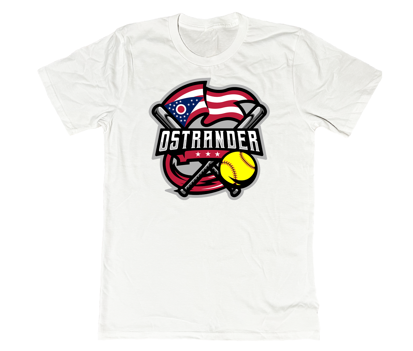 Ostrander Softball 2024 Official Logo Unisex Short Sleeve Tee