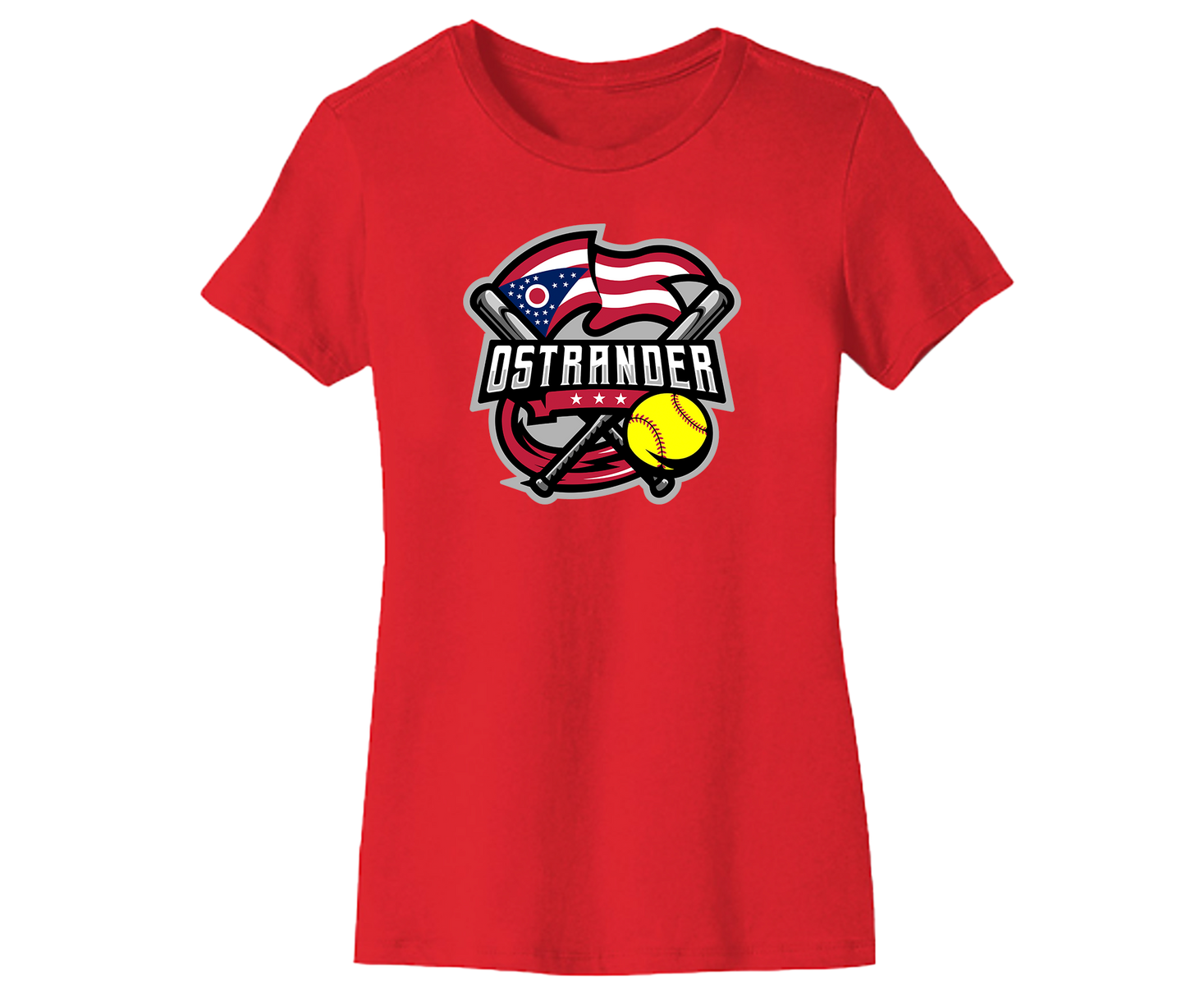 Ostrander Softball 2024 Official Logo Women's Short Sleeve Tee