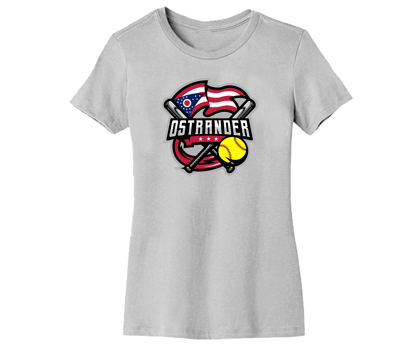 Ostrander Softball 2024 Official Logo Women's Short Sleeve Tee