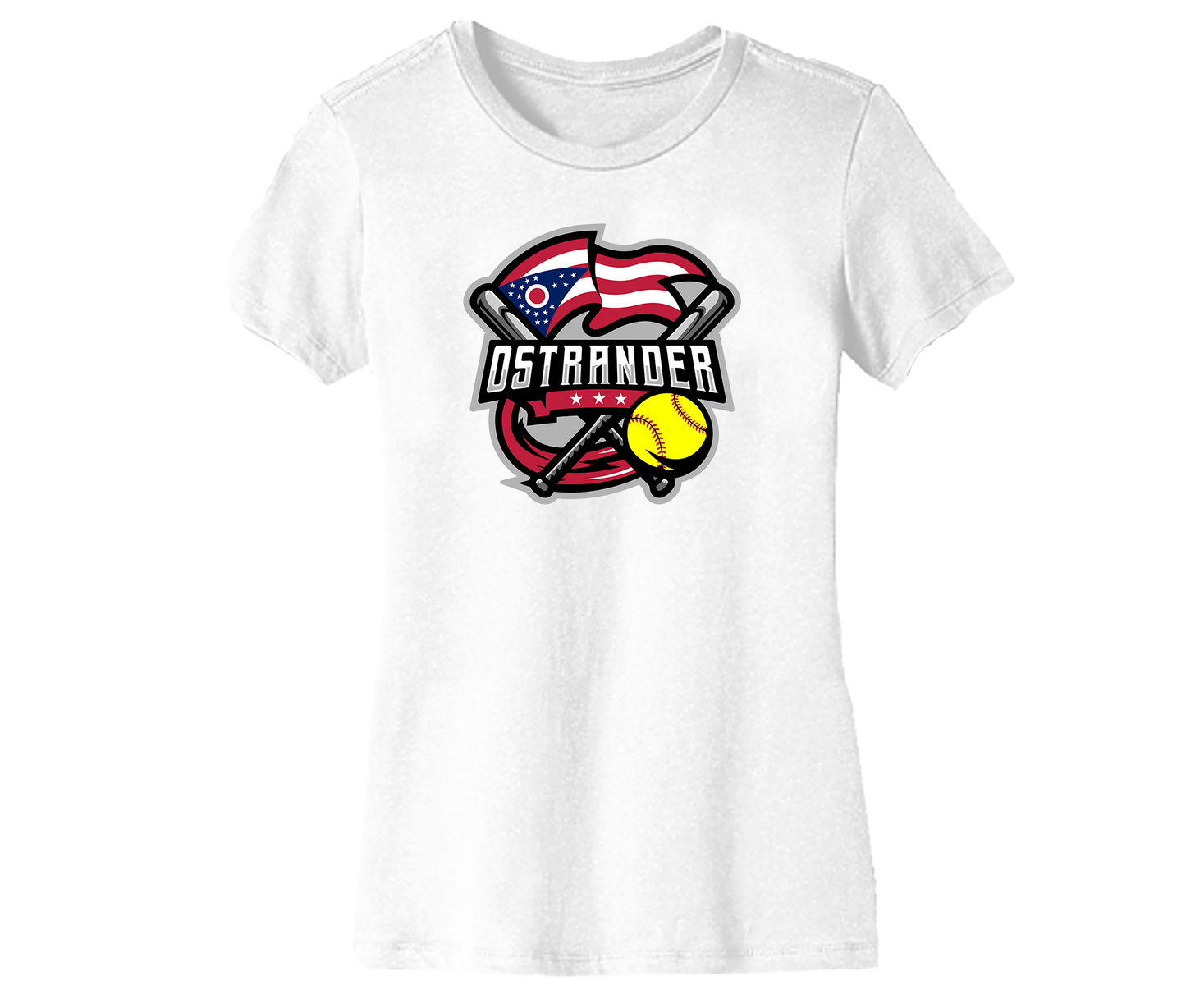 Ostrander Softball 2024 Official Logo Women's Short Sleeve Tee