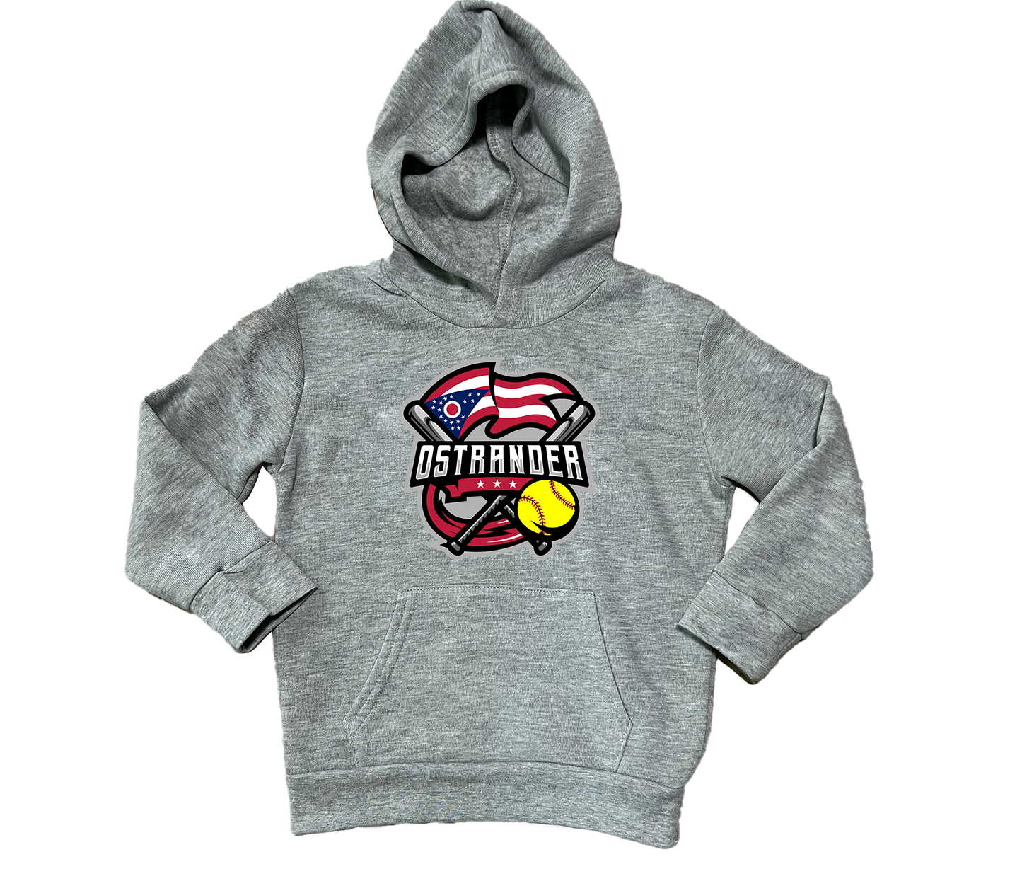 Ostrander Softball 2024 Official Logo Toddler & Youth Hoodie