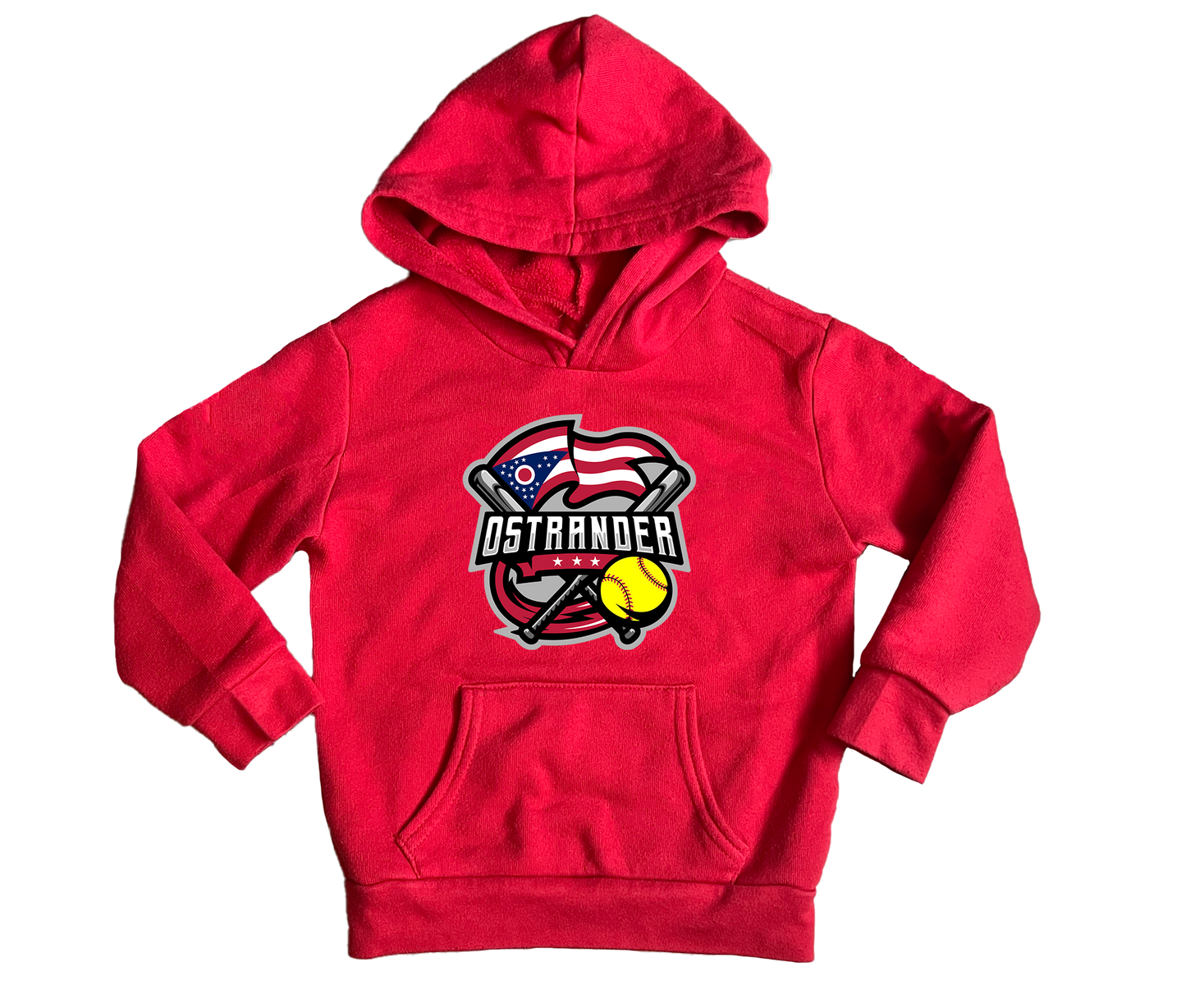 Ostrander Softball 2024 Official Logo Toddler & Youth Hoodie