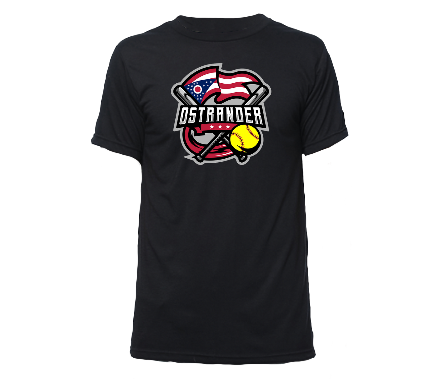 Ostrander Softball 2024 Official Logo Unisex Athletic T-shirt