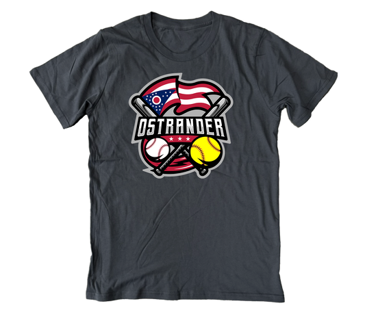 Ostrander Baseball/Softball 2024 Official Logo Unisex Short Sleeve Tee