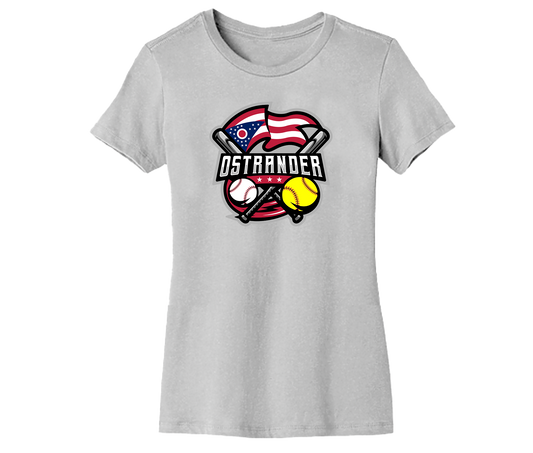 Ostrander Baseball/Softball 2024 Official Logo Women's Short Sleeve Tee