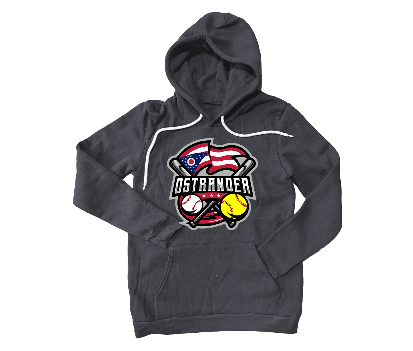 Ostrander Baseball/Softball 2024 Official Logo Unisex Hoodie