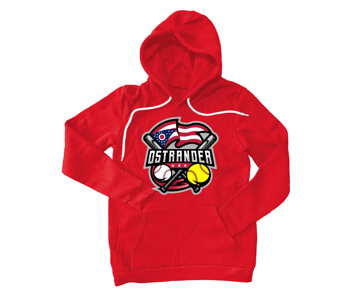 Ostrander Baseball/Softball 2024 Official Logo Unisex Hoodie