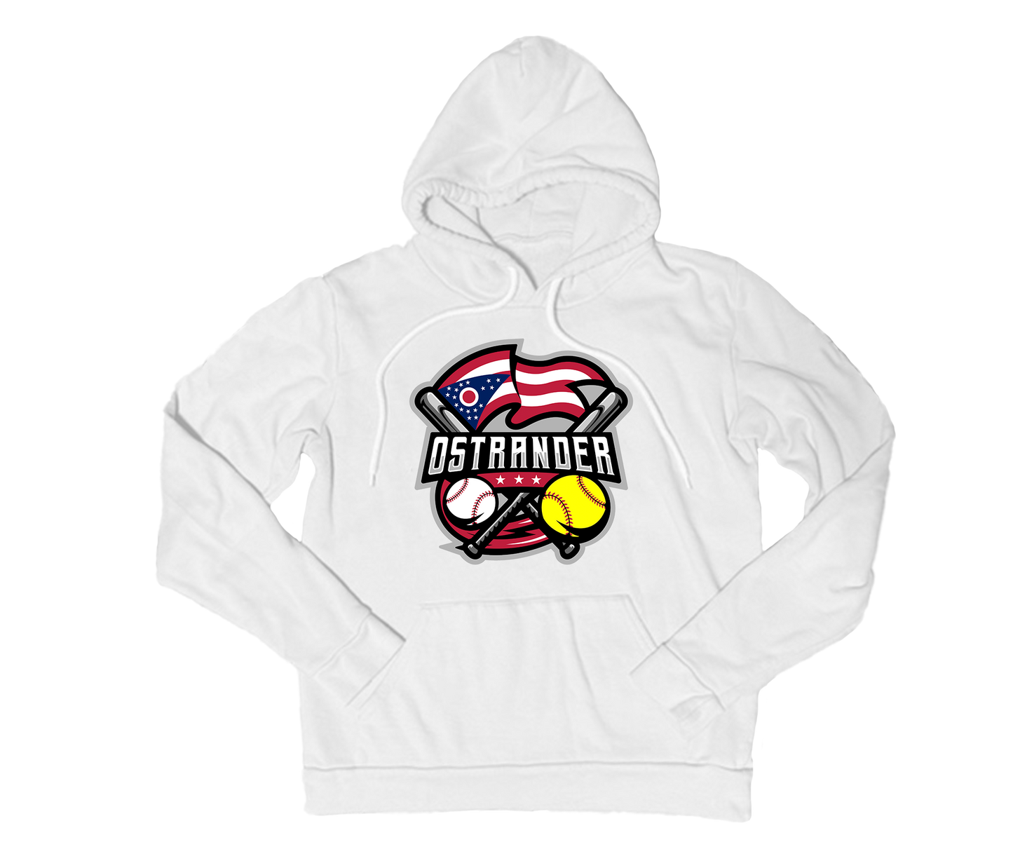 Ostrander Baseball/Softball 2024 Official Logo Unisex Hoodie