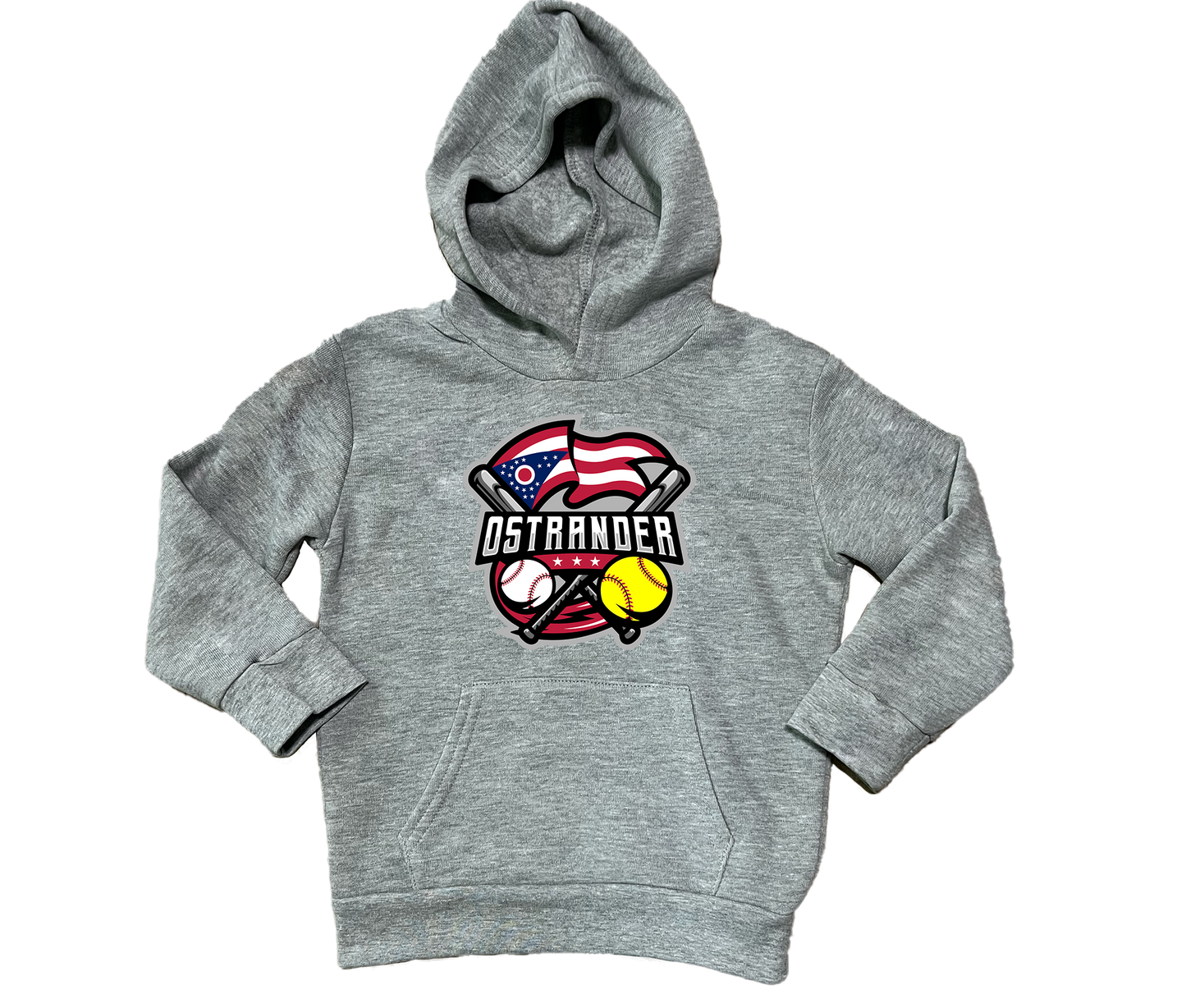 Ostrander Baseball/Softball 2024 Official Logo Toddler & Youth Hoodie