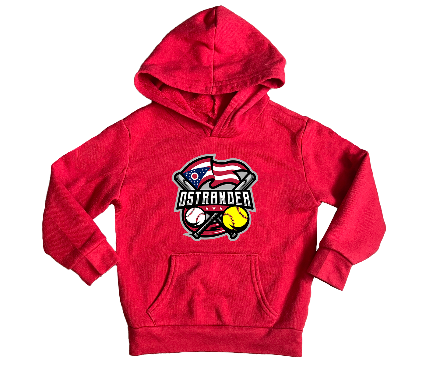 Ostrander Baseball/Softball 2024 Official Logo Toddler & Youth Hoodie