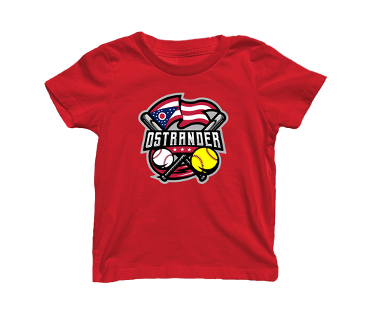 Ostrander Baseball/Softball 2024 Official Logo Toddler & Youth Short Sleeve T-shirt