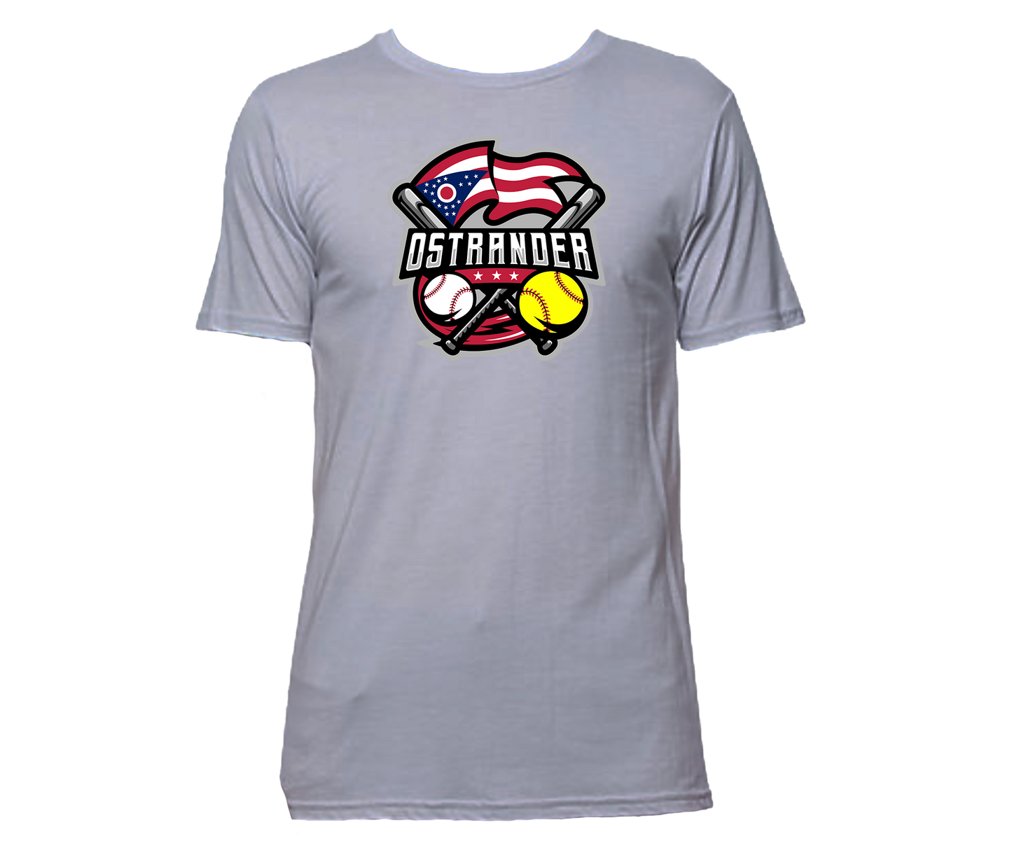 Ostrander Baseball/Softball 2024 Official Logo Unisex Athletic T-shirt