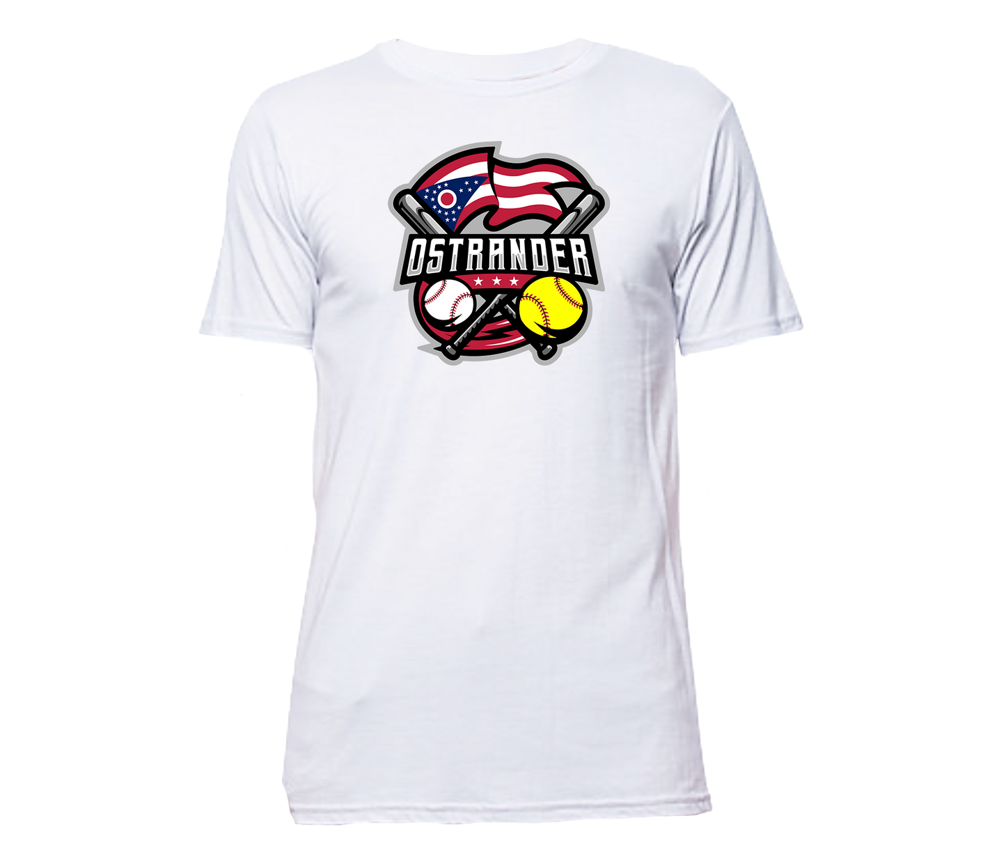 Ostrander Baseball/Softball 2024 Official Logo Unisex Athletic T-shirt