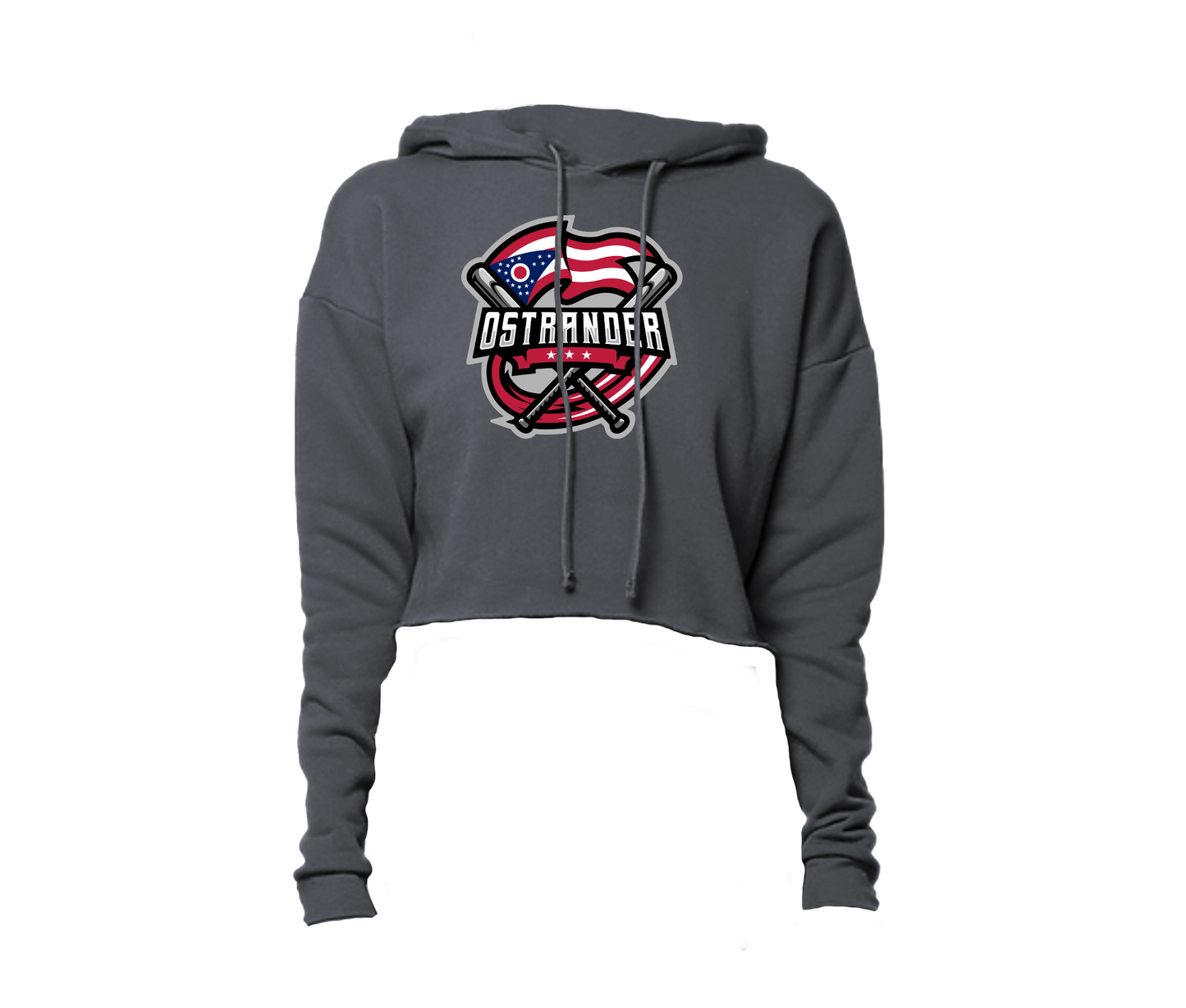 Ostrander 2024 Official Logo Women's Crop Hoodie