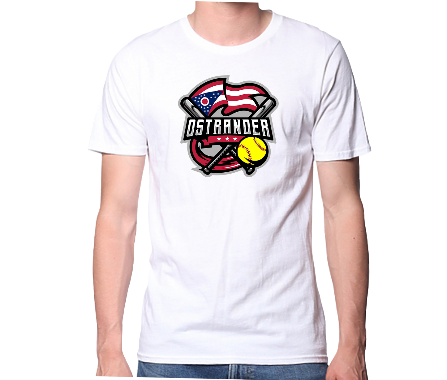 Ostrander Softball 2024 Official Logo Unisex Short Sleeve Tee