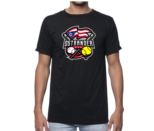 Ostrander Baseball/Softball 2024 Official Logo Unisex Short Sleeve Tee