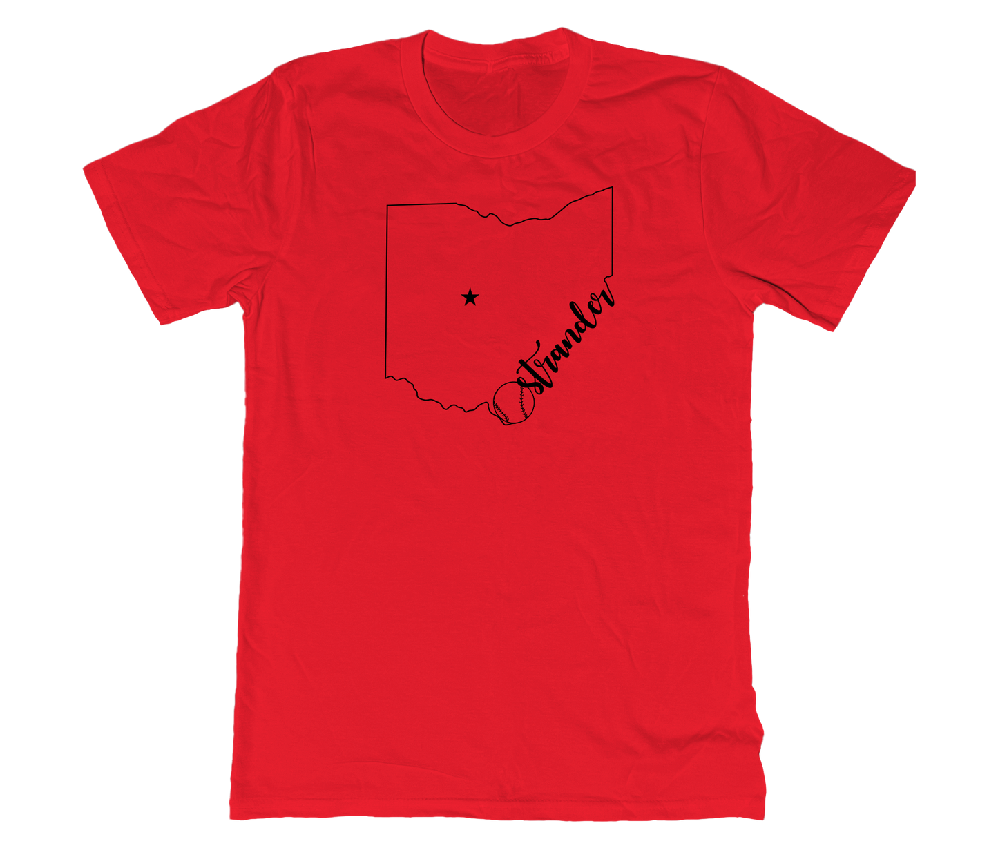 Ostrander OH Outline Unisex Short Sleeve Tee