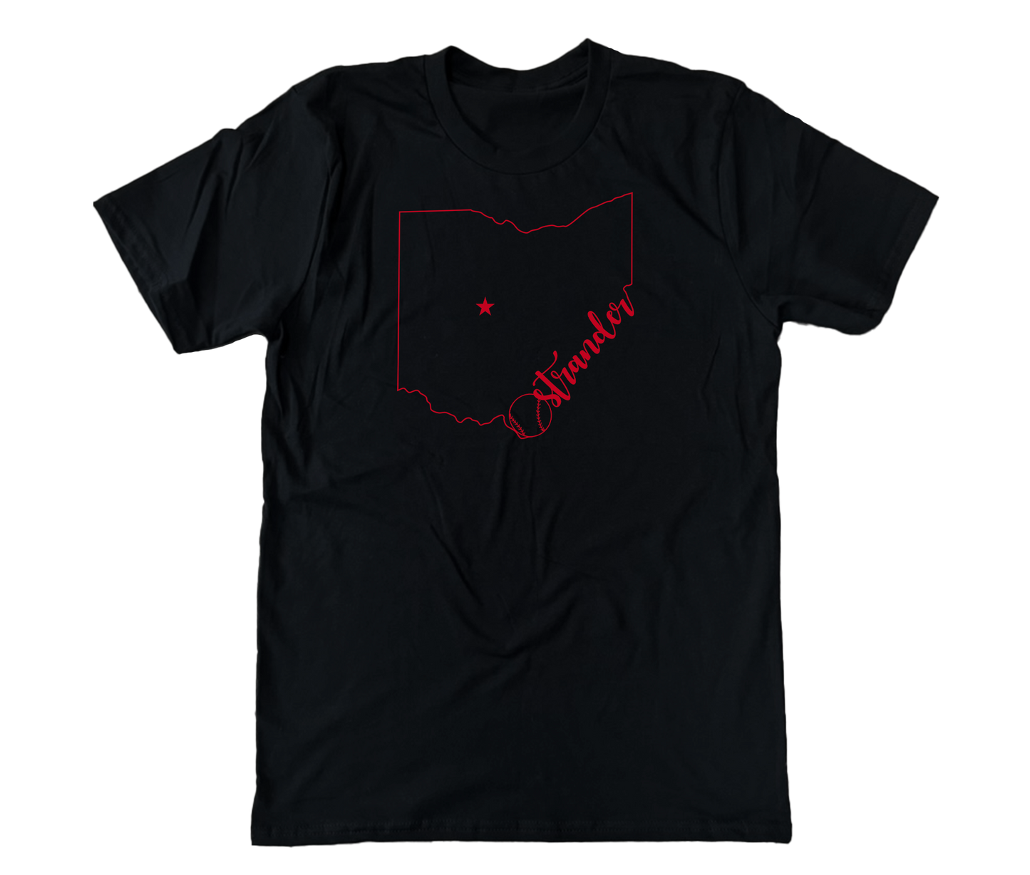 Ostrander OH Outline Unisex Short Sleeve Tee