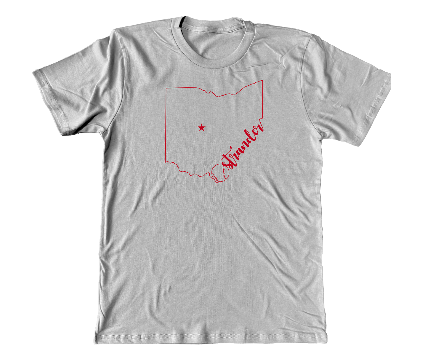 Ostrander OH Outline Unisex Short Sleeve Tee