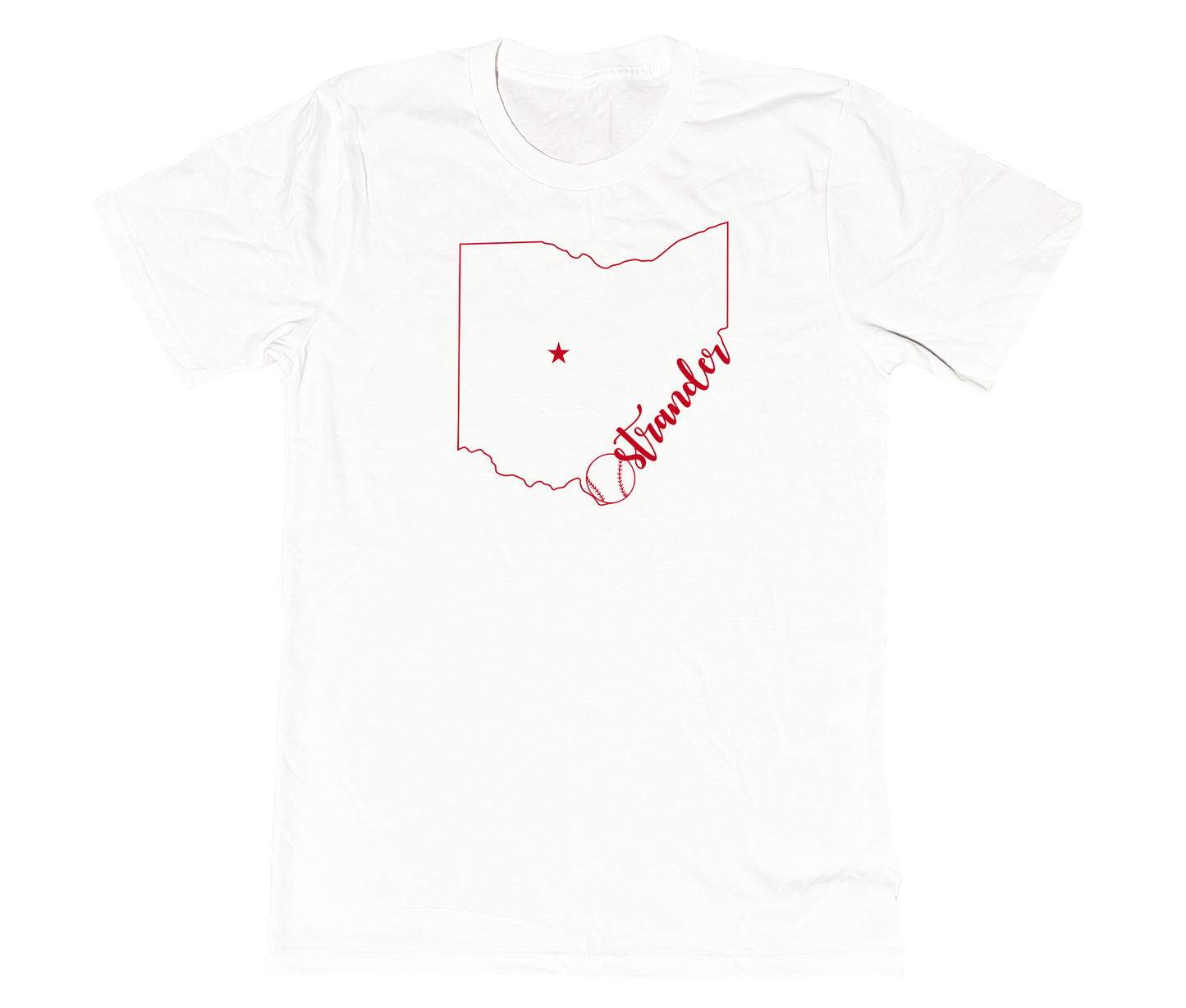 Ostrander OH Outline Unisex Short Sleeve Tee