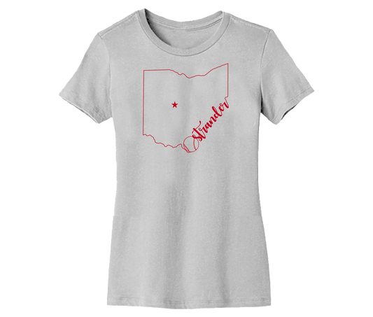 Ohio Outline Women's Short Sleeve Tee