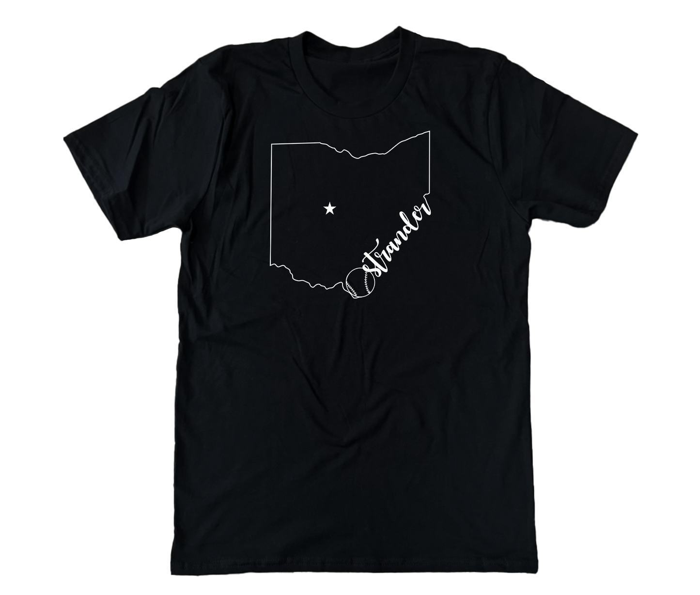 Ostrander OH Outline Unisex Short Sleeve Tee