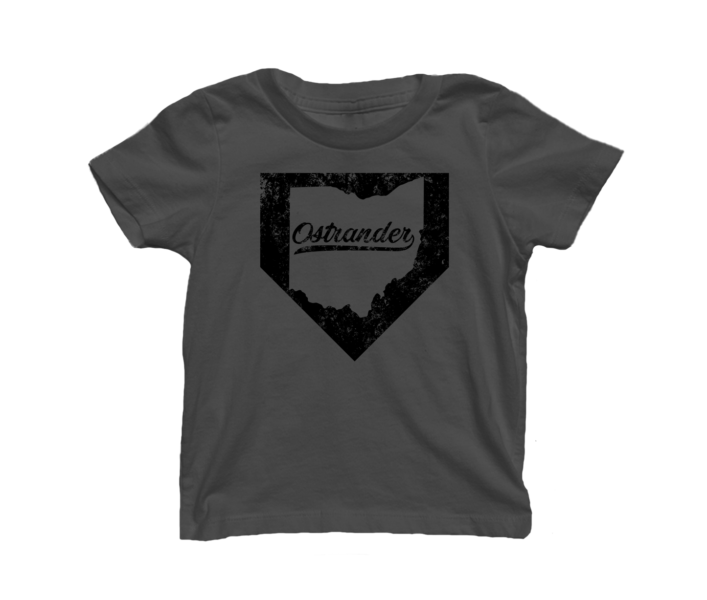 Ostrander OH Home Plate Toddler & Youth Short Sleeve T-shirt