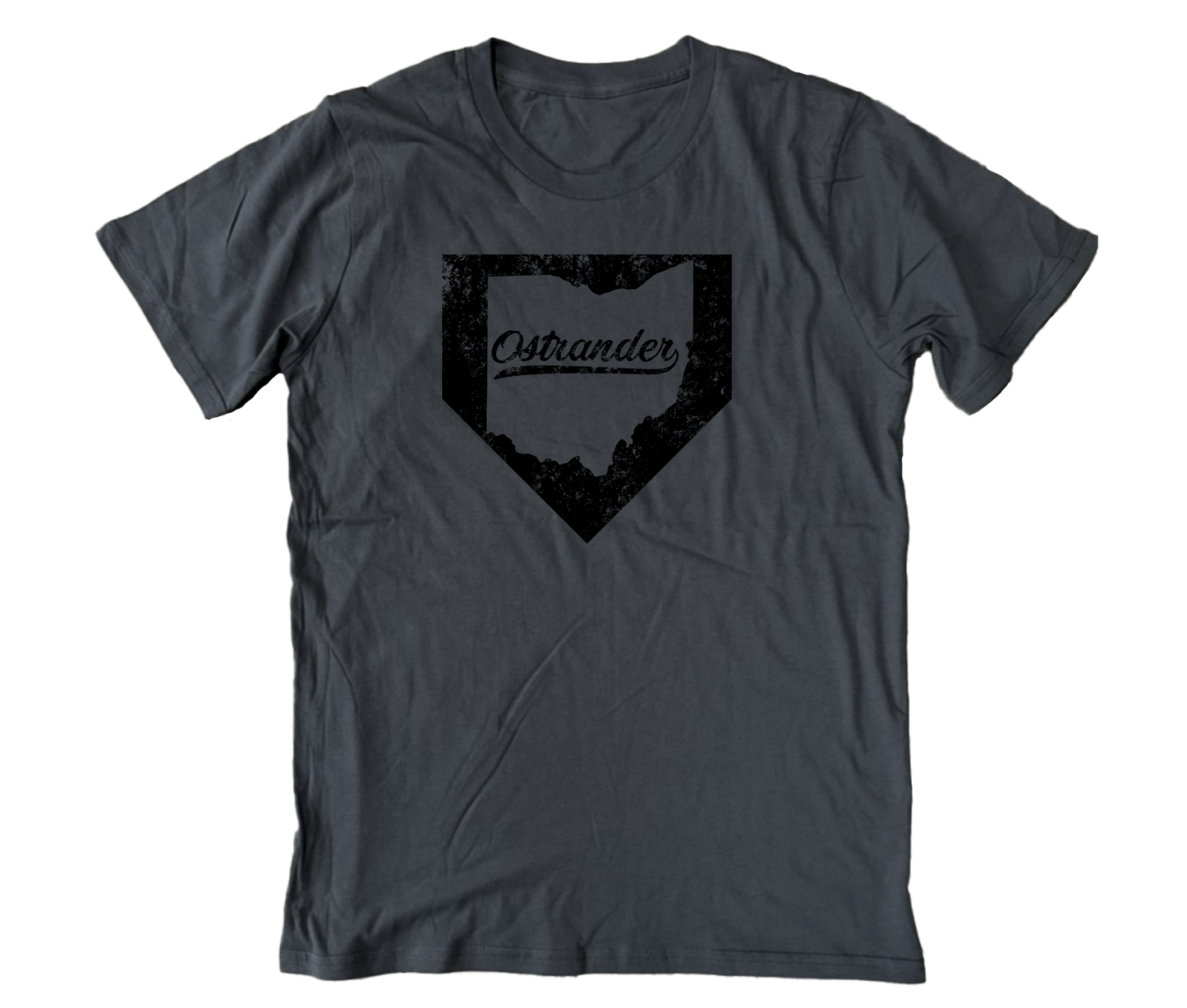 Ostrander OH Home Plate Unisex Short Sleeve Tee