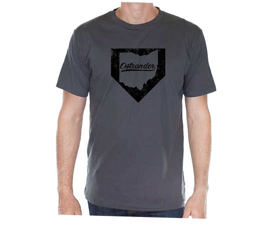 Ostrander OH Home Plate Unisex Short Sleeve Tee